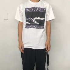 画像2: 90's IGGY AND THE STOOGES "METALLIC 'KO" ロックバンドTシャツ L (2)