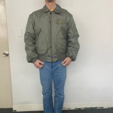 画像2: 90's U.S.AIR FORCE by ALPHA INDUSTRIES CWU-45/P Flight Jacket LARGE (2)