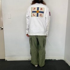 画像5: POLO Ralph Lauren ワッペン付き ラガーシャツ L (5)