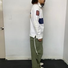 画像4: POLO Ralph Lauren ワッペン付き ラガーシャツ L (4)