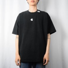 画像2: 2000's〜 Apple ロゴプリントTシャツ BLACK XL (2)