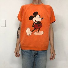 画像2: 60's〜70's Walt Disney World "MICKEY MOUSE" 半袖スウェット XL (2)