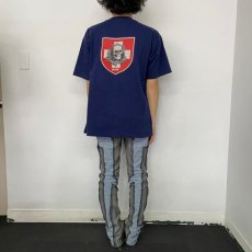 画像5: 90's POWELL USA製 "BONES" 覗き見スカル プリントTシャツ L (5)