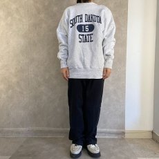 画像4: 90's The Cotton Exchange USA製 "SOUTH DAKOTA STATE" カレッジプリントスウェット XL (4)