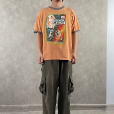 画像2: 90's SILVER CHAIR ロックバンドリンガーＴシャツ XL (2)