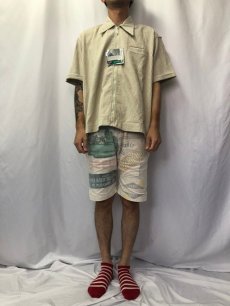 画像2: Levi's SILVER TAB 紙タグ付き コーデュロイ 半袖ZIPシャツ L DEADSTOCK (2)