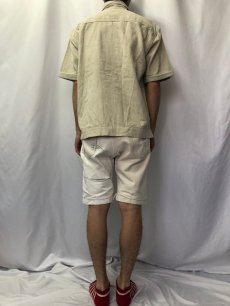 画像4: Levi's SILVER TAB 紙タグ付き コーデュロイ 半袖ZIPシャツ L DEADSTOCK (4)