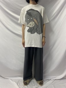 画像2: 90's Disney USA製 イーヨー キャラクタープリントTシャツ ONE SIZE (2)