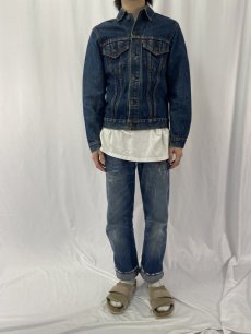 画像2: 60's LEVI'S 71205 BIGE デニムジャケット (2)