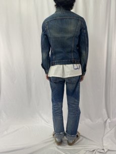 画像4: 60's LEVI'S 71205 BIGE デニムジャケット (4)