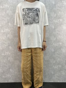 画像2: 90's M.C. Escher USA製 "相対性" アートプリントTシャツ XL (2)