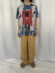 画像3: BASQUIAT Sean John 総柄アートプリントTシャツ 2XL (3)