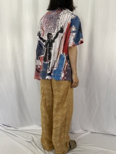 画像5: BASQUIAT Sean John 総柄アートプリントTシャツ 2XL (5)