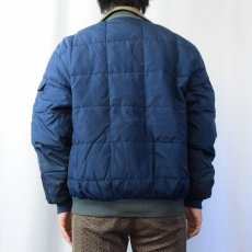 画像3: 80's Eddie Bauer ハーフジップダウンジャケット L (3)