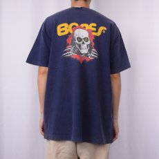 画像4: 90's FRUIT OF THE LOOM USA製 POWELL PERALTA  "BONES" プリントTシャツ NAVY XL (4)