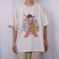 画像2: らんま 1/2 アニメプリントTシャツ 2XL (2)