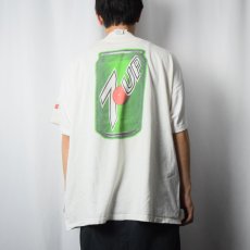 画像4: 7UP "NICE PACKAG!" 飲料メーカープリントTシャツ XL (4)