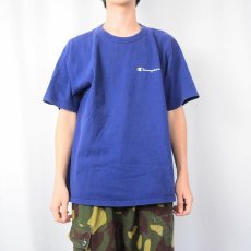 画像2: 90's Champion USA製 ロゴプリントTシャツ L (2)