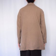 画像3: 80〜90's Soft Surroundings USA製 コットンスキッパーシャツ L (3)