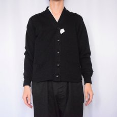 画像2: GAP スウェットカーディガン BLACK S (2)