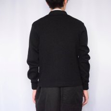 画像3: GAP スウェットカーディガン BLACK S (3)