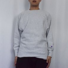 画像2: 90's〜 Champion REVERSE WEAVE 目無し スウェット L (2)