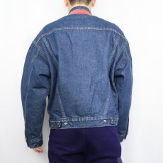 画像4: 90's Levi's リーバイス 70617-0291 リバーシブル デニムジャケット SMALL (4)