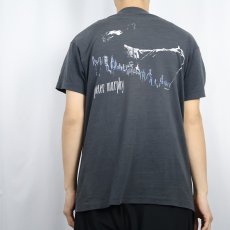 画像4: 80's Peter Murphy ミュージシャンプリントTシャツ BLACK (4)