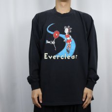 画像3: 90〜2000's Everclear USA製 "Punk as Fuck" Dr, Seuss パロディプリント ロックバンドロンT BLACK XL (3)