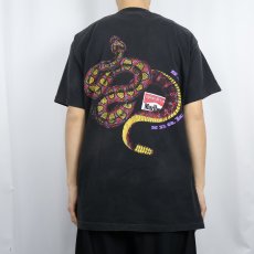 画像3: 90's Marlboro USA製 "Snake Pass" ポケットTシャツ BLACK XL (3)