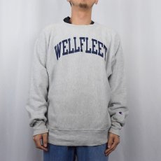 画像2: 90〜2000's Champion REVERSE WEAVE "WELLFLEET" プリントスウェット L (2)