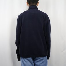 画像3: 90's Ralph Lauren POLO SPORT ハーフジップ フリースジャケット NAVY L (3)