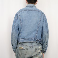 画像3: 70's LEVI'S 70505 USA製 BIGE デニムジャケット (3)