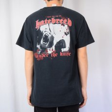 画像4: hatebreed "Under the Knife" メタルコア・バンド アルバムTシャツ L (4)