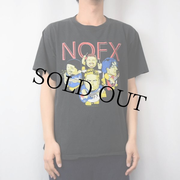 2002 NOFX パンクロックバンド プリントTシャツ