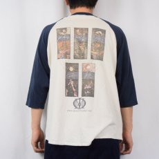 画像4: 2001 DREAM THEATER USA製 プログレッシブ・メタルバンド ラグランTシャツ XL (4)