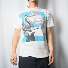 画像2: 80's ERIC CLAPTON USA製 ミュージシャンプリントTシャツ L (2)