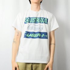 画像2: 80〜90's USA製 "JUST RE-DO IT" パロディプリントTシャツ XL (2)