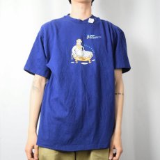 画像3: 90's JMP USA製 ソフトウェア企業 プリントTシャツ NAVY XL (3)