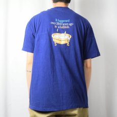 画像4: 90's JMP USA製 ソフトウェア企業 プリントTシャツ NAVY XL (4)