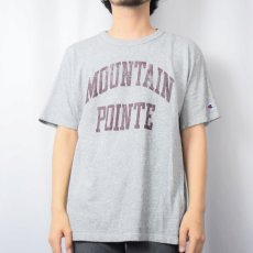 画像2: 90's Champion USA製 "MOUTAIN POINTE" プリントTシャツ L (2)