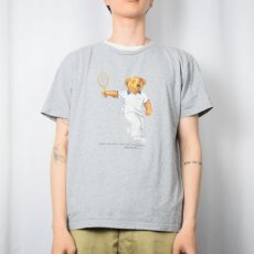 画像2: POLO Ralph Lauren ポロベア プリントTシャツ M (2)