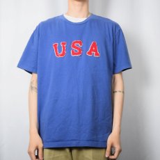 画像2: POLO Ralph Lauren "USA" ワッペン付きTシャツ XL (2)