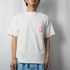 画像2: 90's USA製 PEACE ABSOLUT プリントTシャツ L (2)