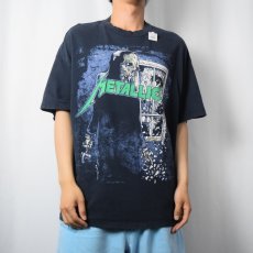 画像2: METALLICA PUSHEAD ロックバンドTシャツ (2)