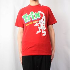 画像2: 90's Trix USA製 シリアル企業 キャラクタープリントTシャツ M (2)