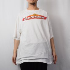 画像3: Budweiser ビールメーカープリントTシャツ XXL (3)