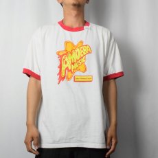 画像2: AMOEBA MUSIC レコードショップ リンガーTシャツ L (2)