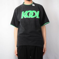 画像2: 90's KOOL USA製 タバコ企業 レイヤードデザインTシャツ XL (2)