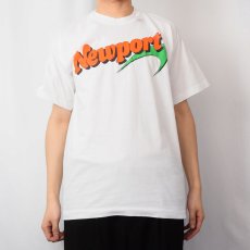 画像2: 80's Newport タバコ企業 ロゴプリントTシャツ (2)